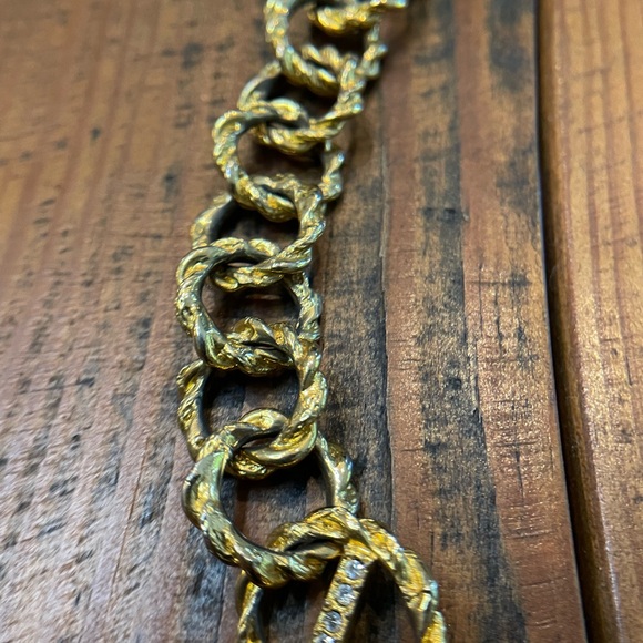 Vintage Anne Klein Gold-Tone Necklace - Picture 7 of 8